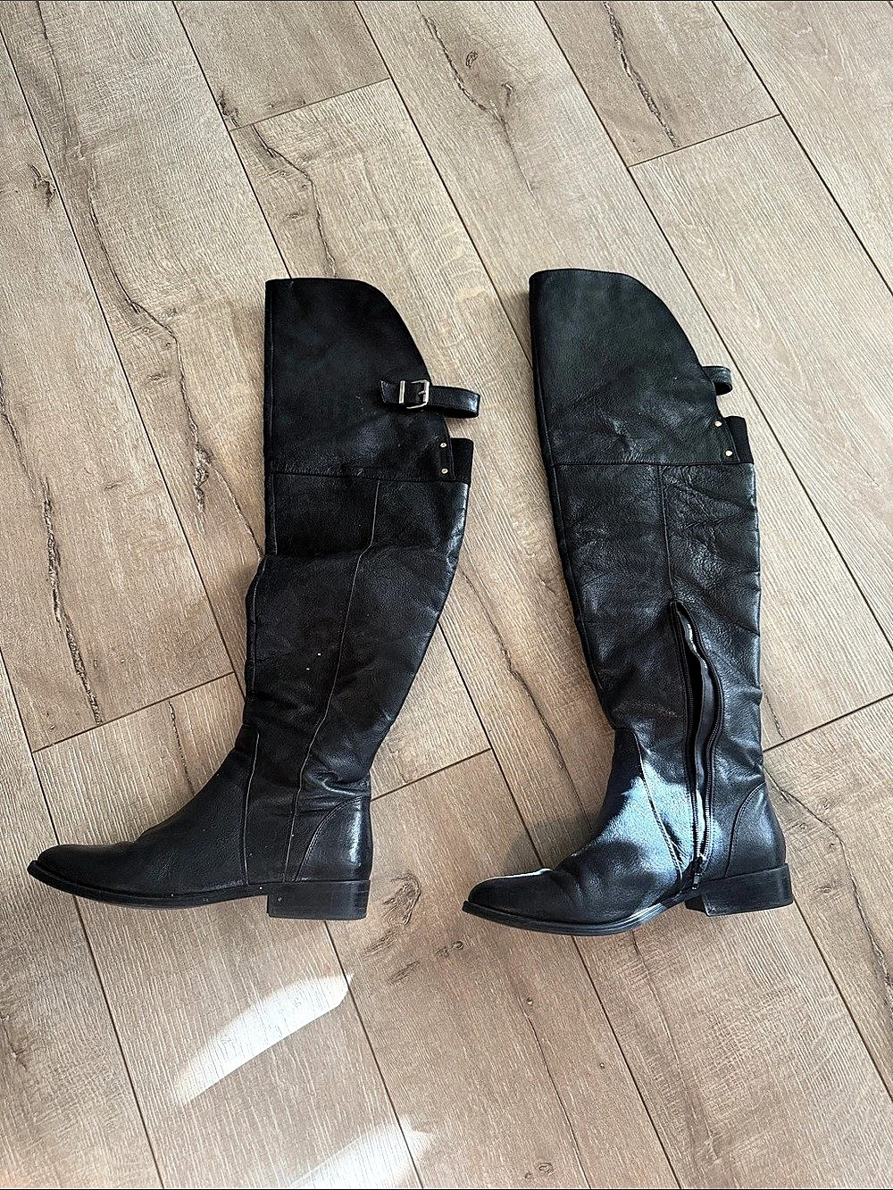 Steve Madden Over-the-Knee Leather Boots US 9
